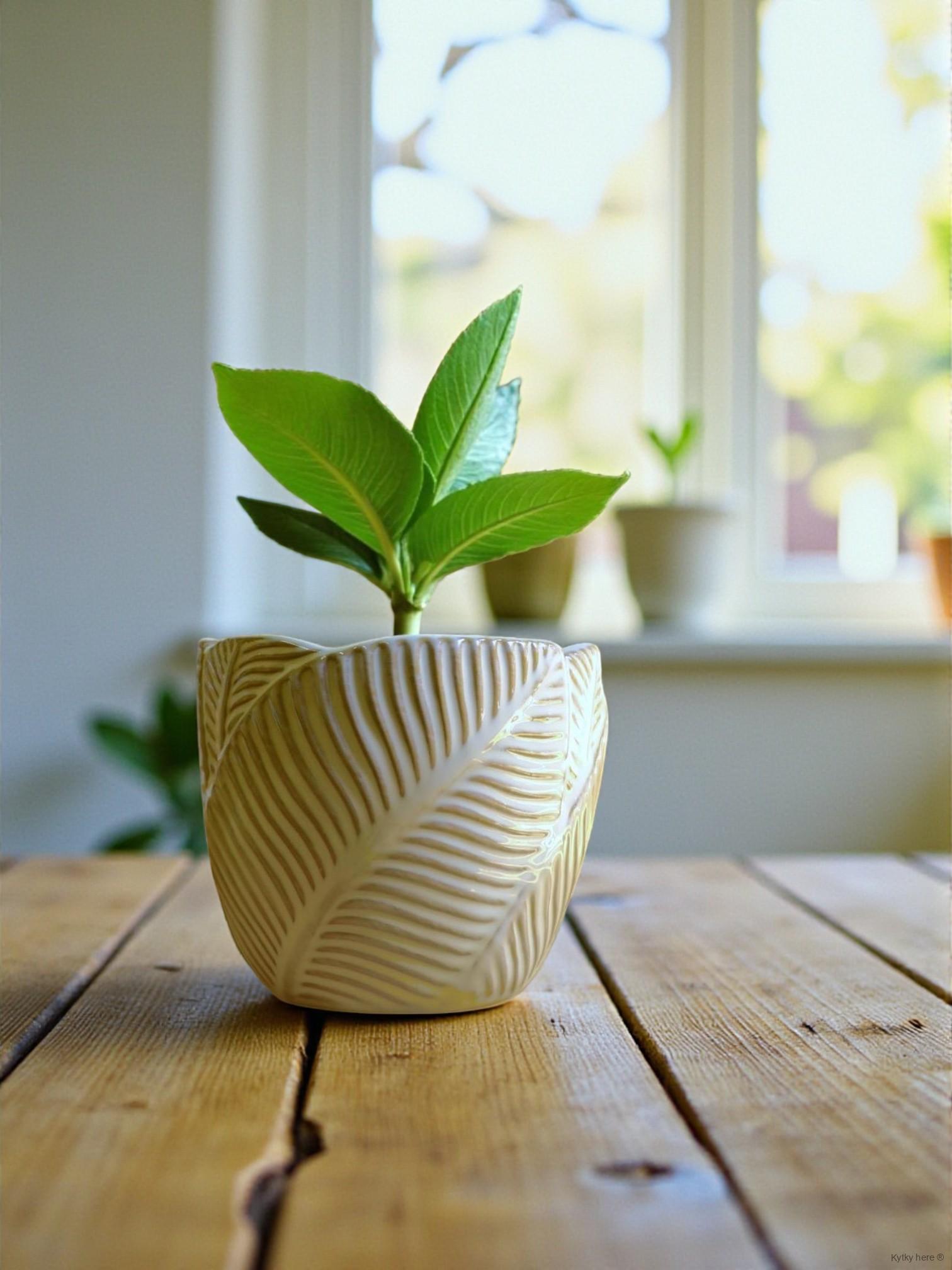Obal Leaf pot bílý